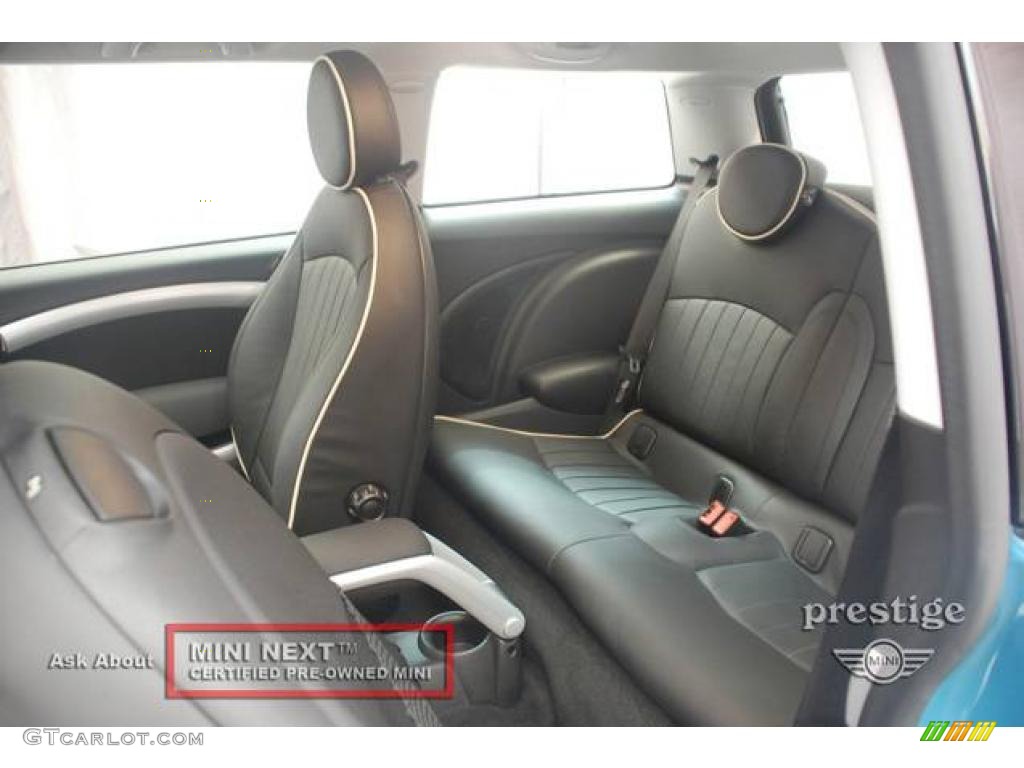 2008 Cooper Hardtop - Oxygen Blue / Lounge Carbon Black photo #11