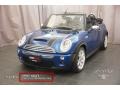 2008 Lightning Blue Metallic Mini Cooper S Convertible  photo #1