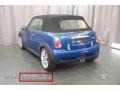 2008 Lightning Blue Metallic Mini Cooper S Convertible  photo #3