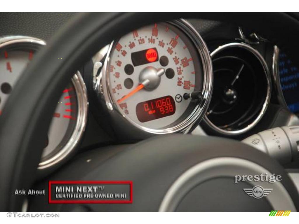 2008 Cooper S Convertible - Lightning Blue Metallic / Panther Black photo #13