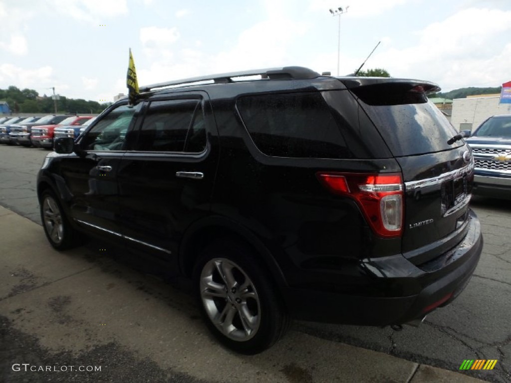 2015 Explorer Limited 4WD - Tuxedo Black / Charcoal Black photo #6