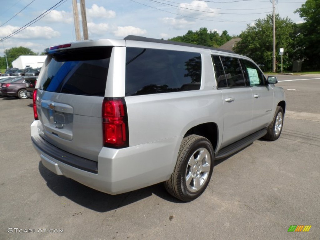 2015 Suburban LT 4WD - Silver Ice Metallic / Jet Black photo #5