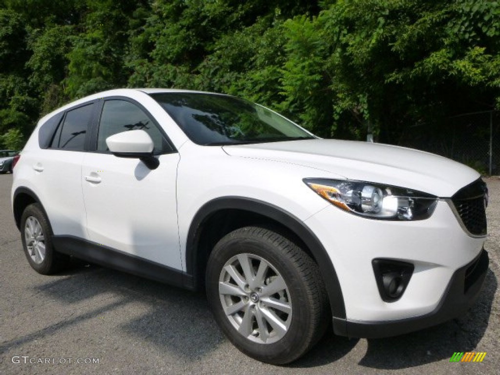 2015 CX-5 Touring - Crystal White Pearl Mica / Black photo #1