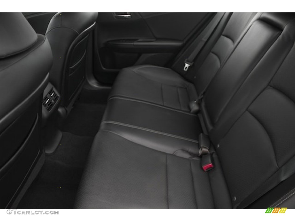 2015 Accord Hybrid Touring Sedan - Crystal Black Pearl / Black photo #14
