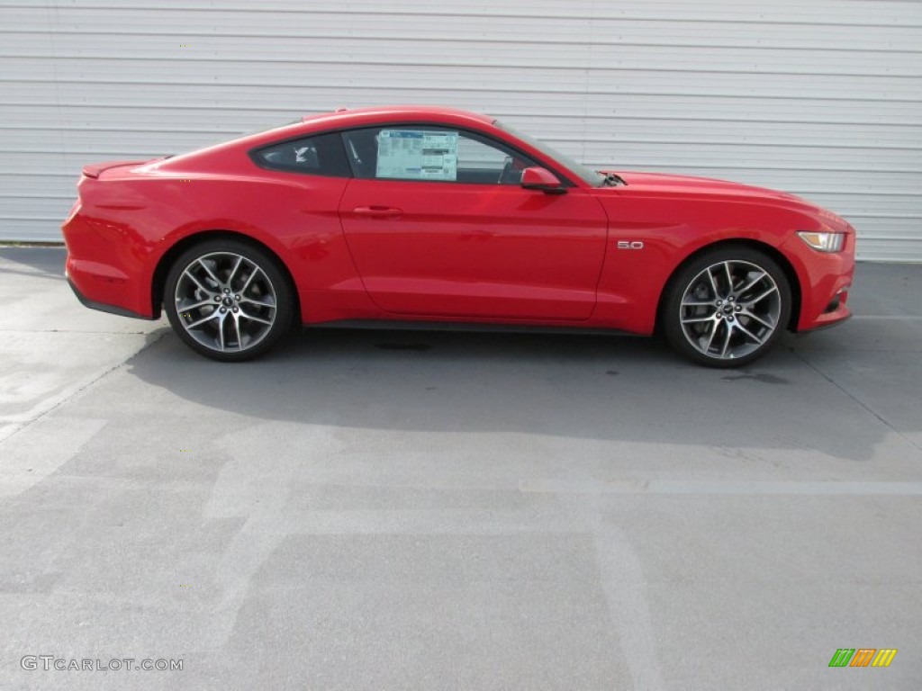 2015 Mustang GT Premium Coupe - Race Red / Ebony photo #3