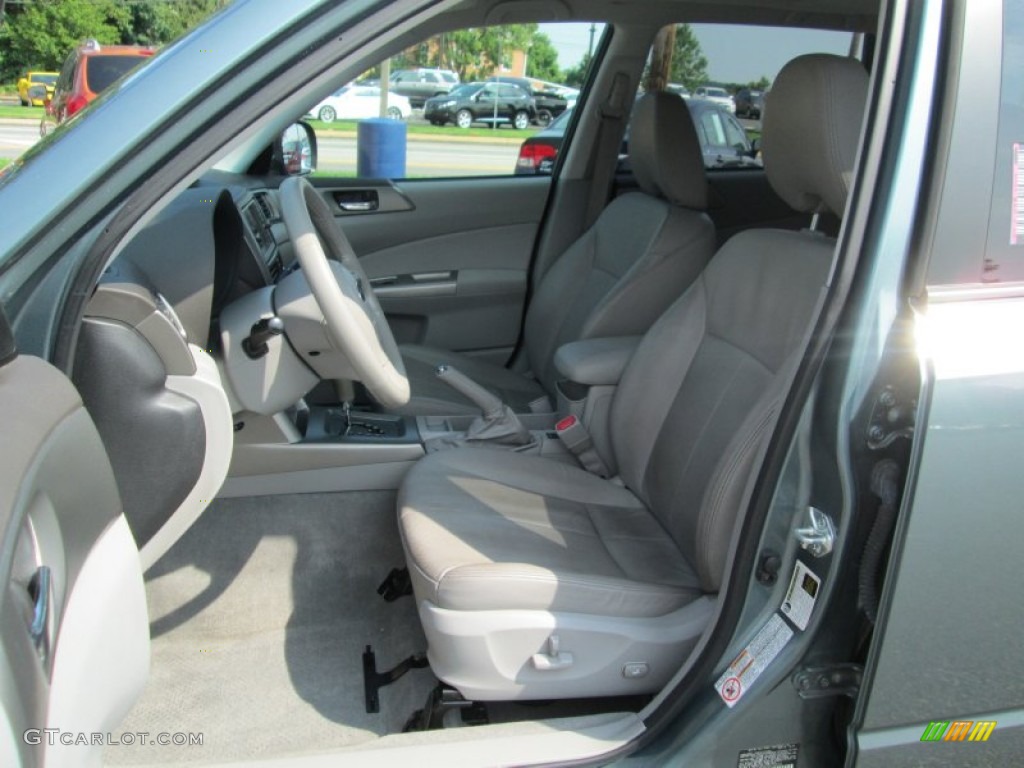 2009 Forester 2.5 X Limited - Sage Green Metallic / Platinum photo #11