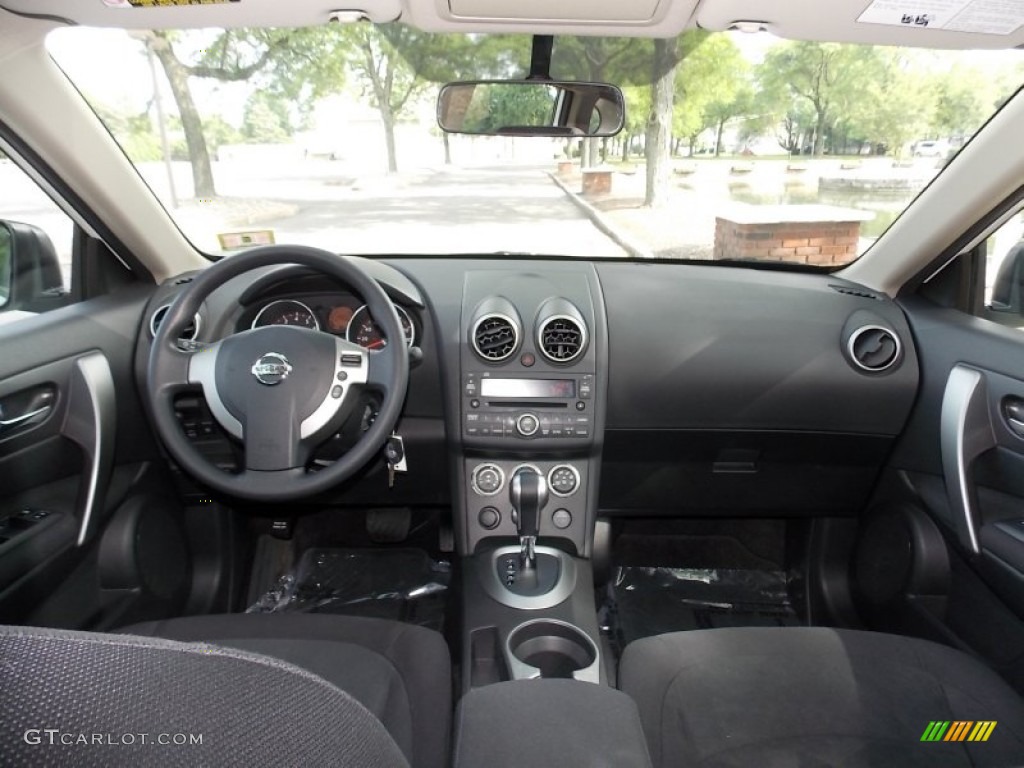 2008 Rogue S AWD - Phantom White Pearl / Black/Red photo #13