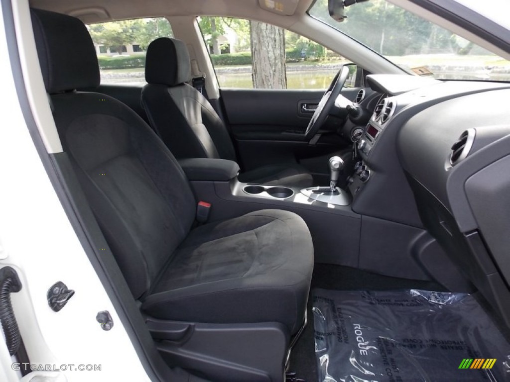 2008 Rogue S AWD - Phantom White Pearl / Black/Red photo #19