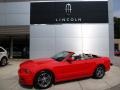 2014 Race Red Ford Mustang V6 Premium Convertible  photo #1