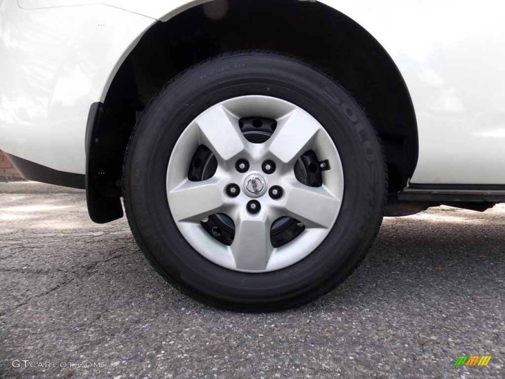 2008 Rogue S AWD - Phantom White Pearl / Black/Red photo #28