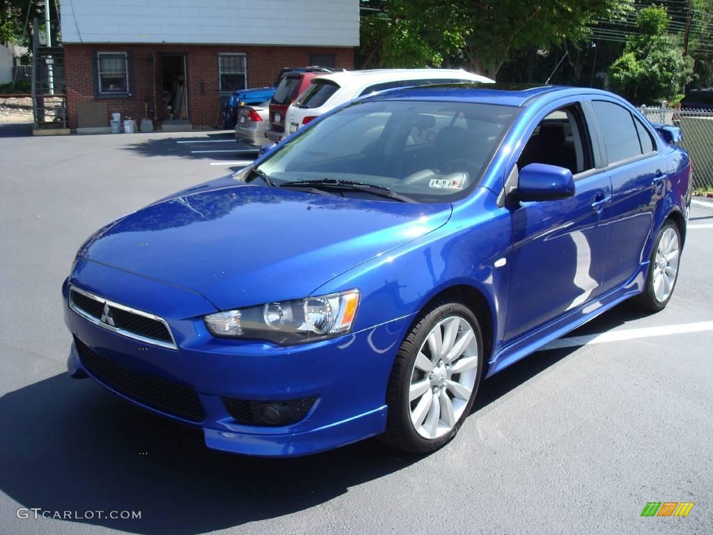 Electric Blue Pearl Mitsubishi Lancer