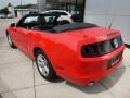 2014 Race Red Ford Mustang V6 Convertible  photo #3