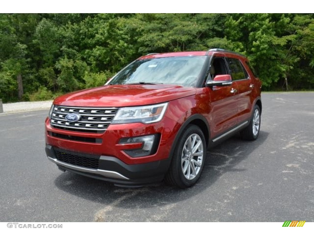 Ruby Red Metallic Tri-Coat 2016 Ford Explorer Limited Exterior Photo #105307634