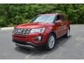 Ruby Red Metallic Tri-Coat 2016 Ford Explorer Limited Exterior