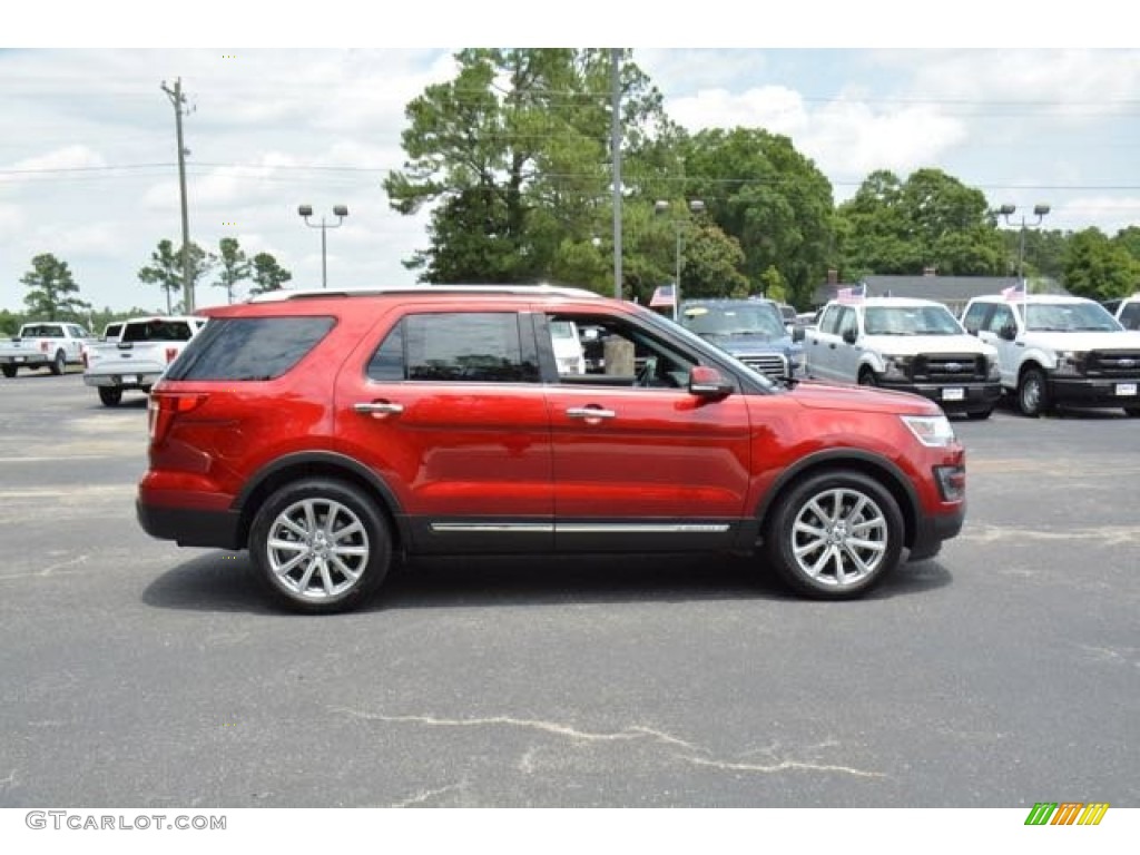 Ruby Red Metallic Tri-Coat 2016 Ford Explorer Limited Exterior Photo #105307691