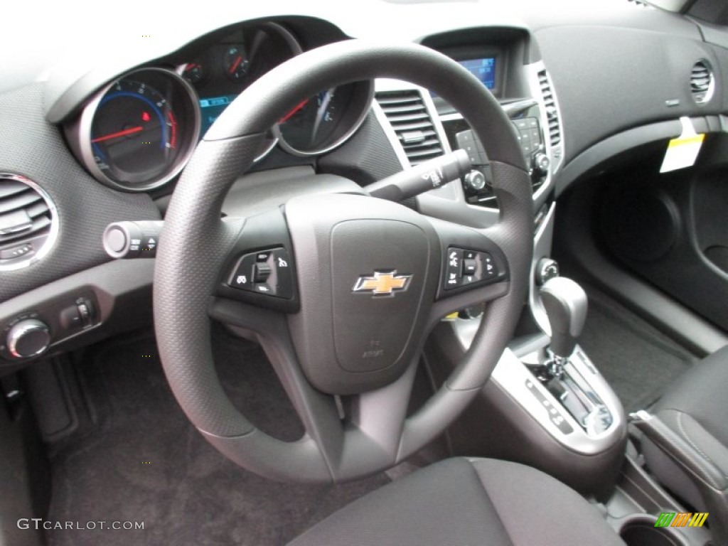 2016 Chevrolet Cruze Limited LT Jet Black Steering Wheel Photo #105307784