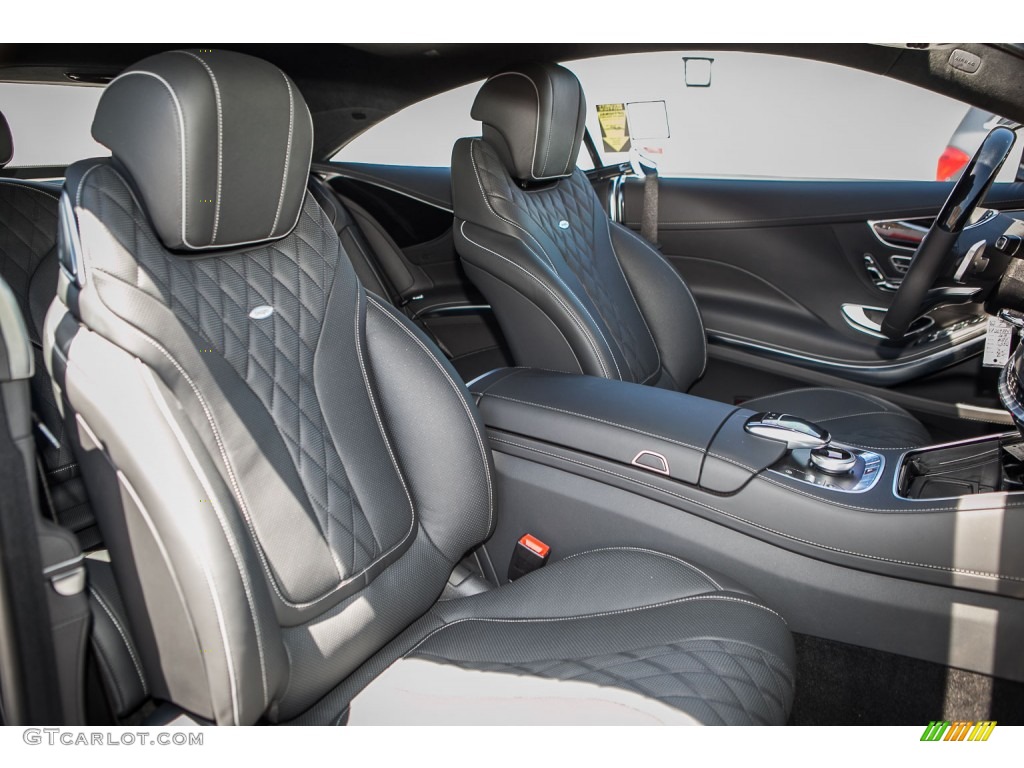 Black Interior 2015 Mercedes-Benz S 550 4Matic Coupe Photo #105308048