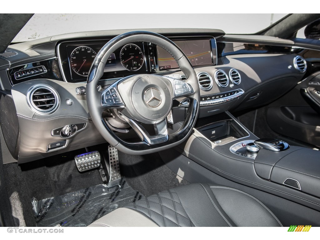 2015 Mercedes-Benz S 550 4Matic Coupe Black Dashboard Photo #105308177