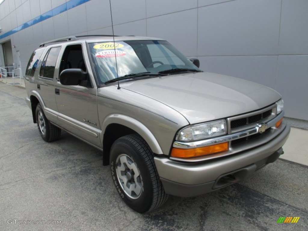 2002 Blazer LS 4x4 - Light Pewter Metallic / Graphite photo #14