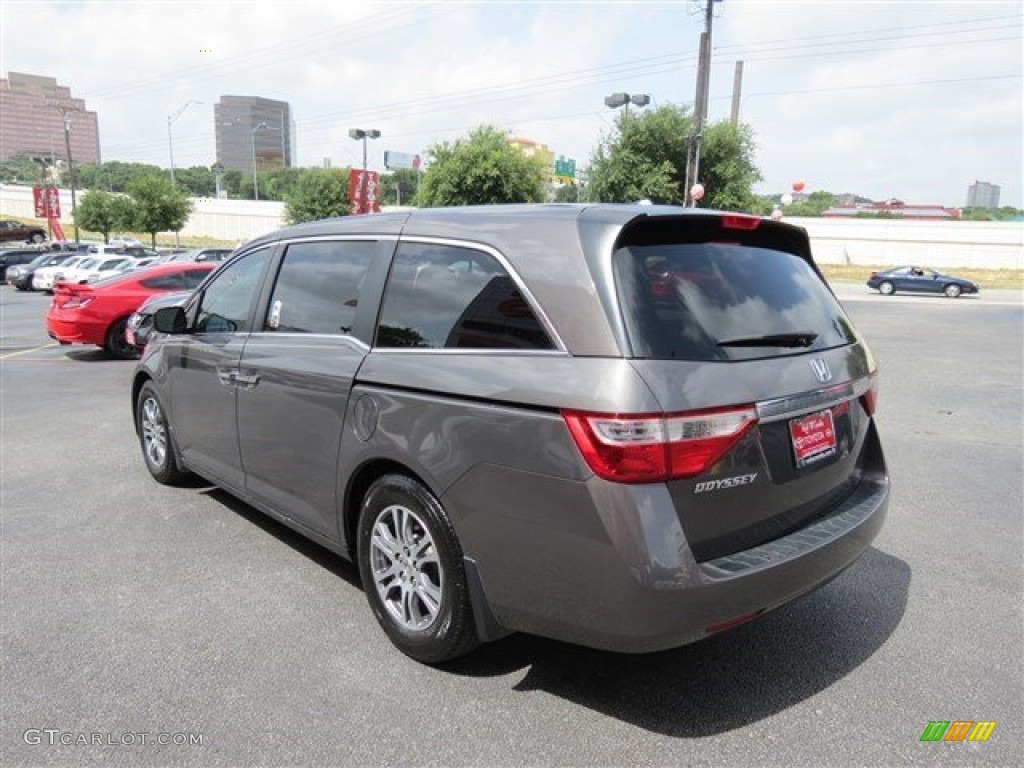 2013 Odyssey EX-L - Smokey Topaz Metallic / Gray photo #5