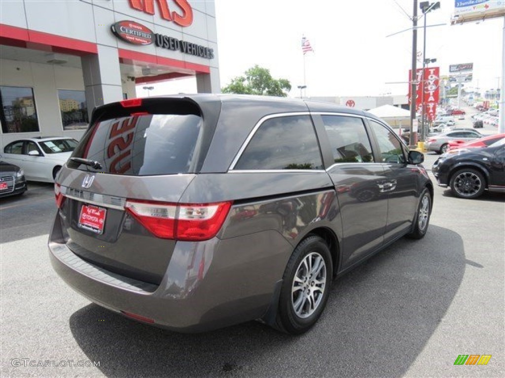 2013 Odyssey EX-L - Smokey Topaz Metallic / Gray photo #7