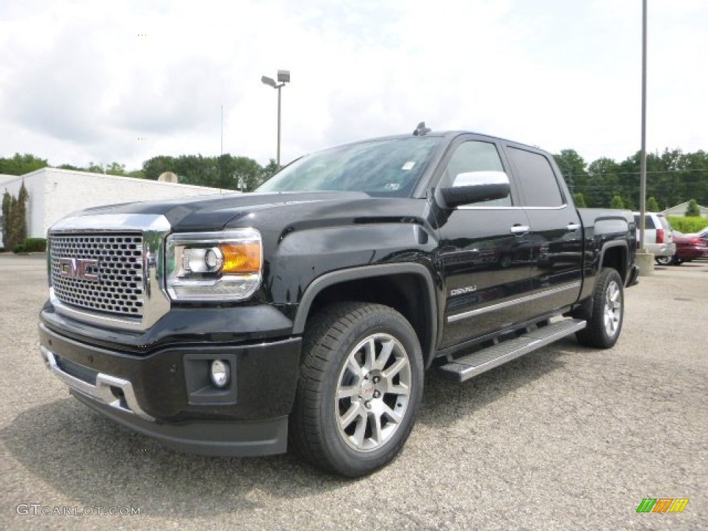 2015 Sierra 1500 Denali Crew Cab 4x4 - Onyx Black / Jet Black photo #1