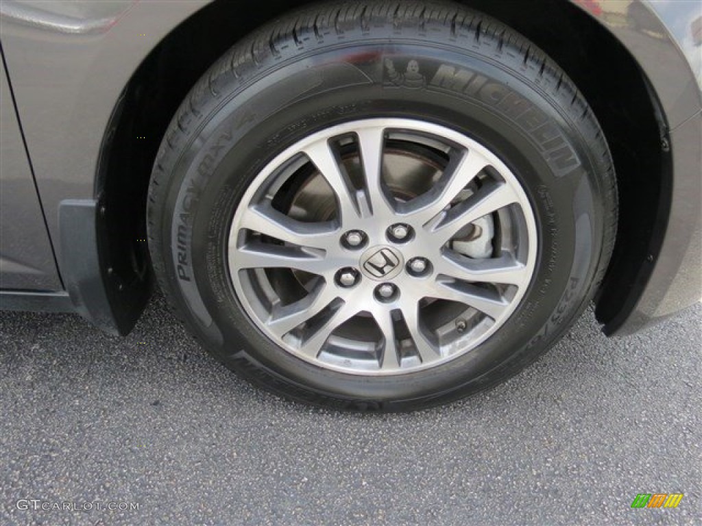 2013 Odyssey EX-L - Smokey Topaz Metallic / Gray photo #9
