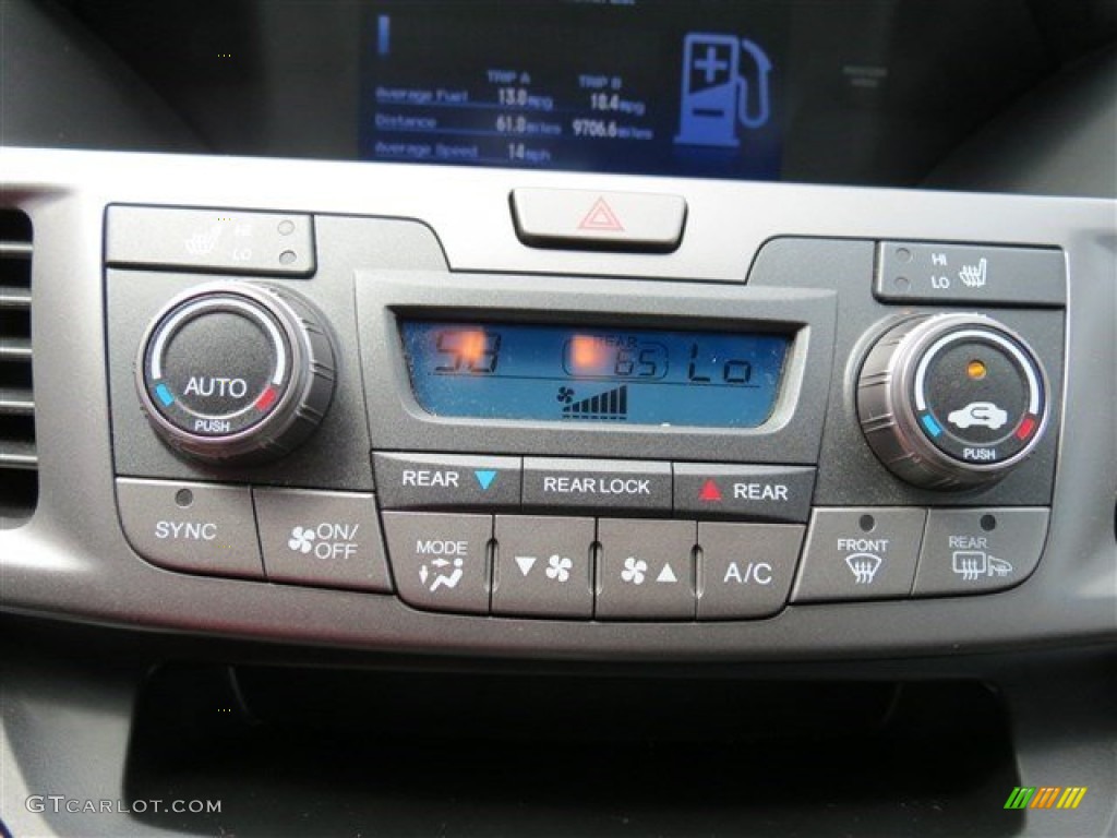 2013 Odyssey EX-L - Smokey Topaz Metallic / Gray photo #22