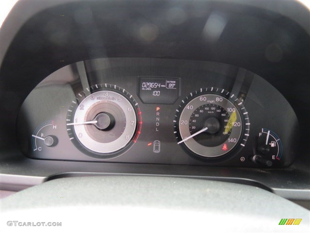 2013 Odyssey EX-L - Smokey Topaz Metallic / Gray photo #24