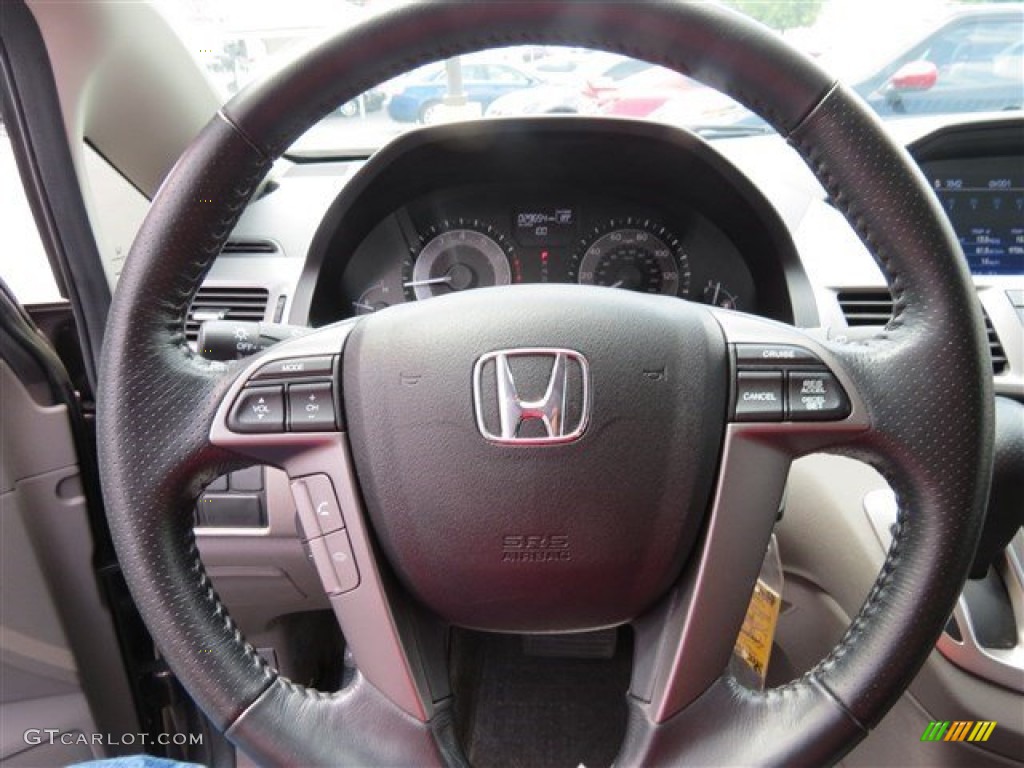 2013 Odyssey EX-L - Smokey Topaz Metallic / Gray photo #27
