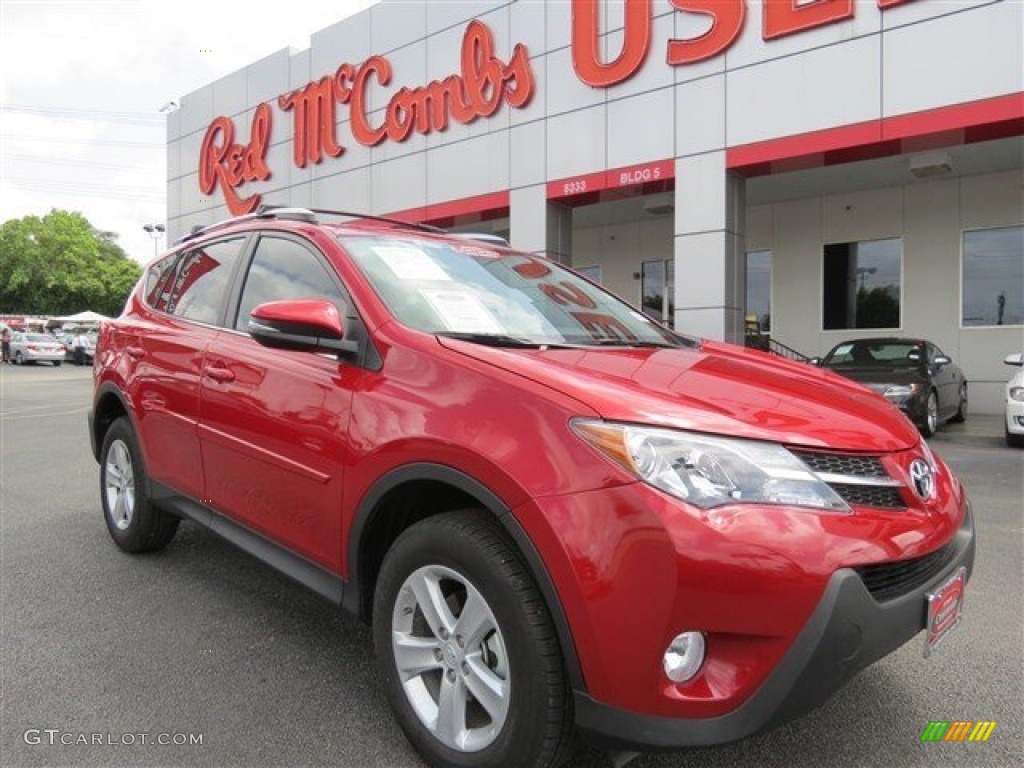 2013 RAV4 XLE - Barcelona Red Metallic / Black photo #1