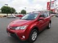 2013 Barcelona Red Metallic Toyota RAV4 XLE  photo #3