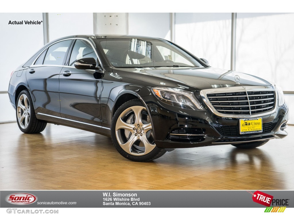 2015 S 550 Sedan - Black / Black photo #1