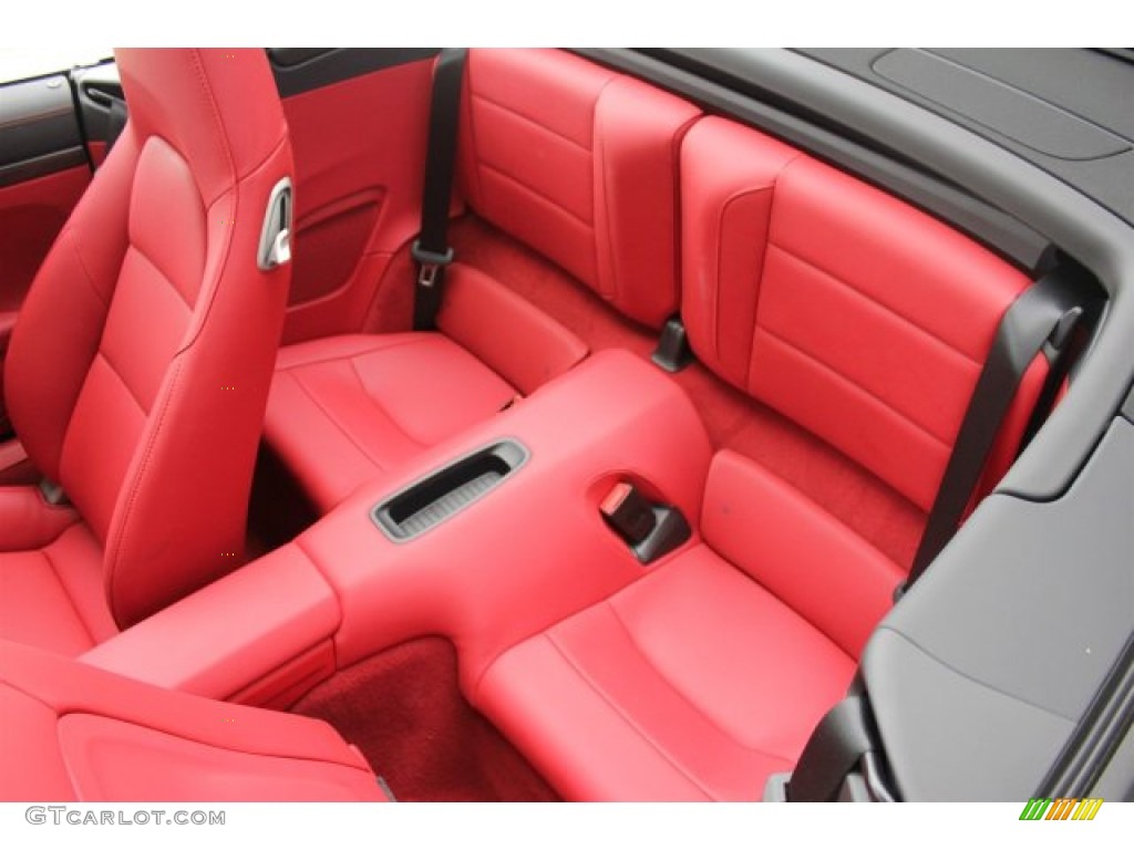 2015 Porsche 911 Turbo Cabriolet Rear Seat Photo #105314008