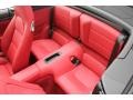 2015 Porsche 911 Black/Garnet Red Interior Rear Seat Photo