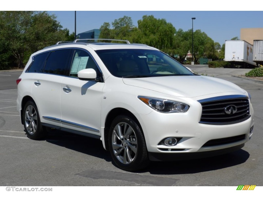 Majestic White 2015 Infiniti QX60 3.5 AWD Exterior Photo #105316566