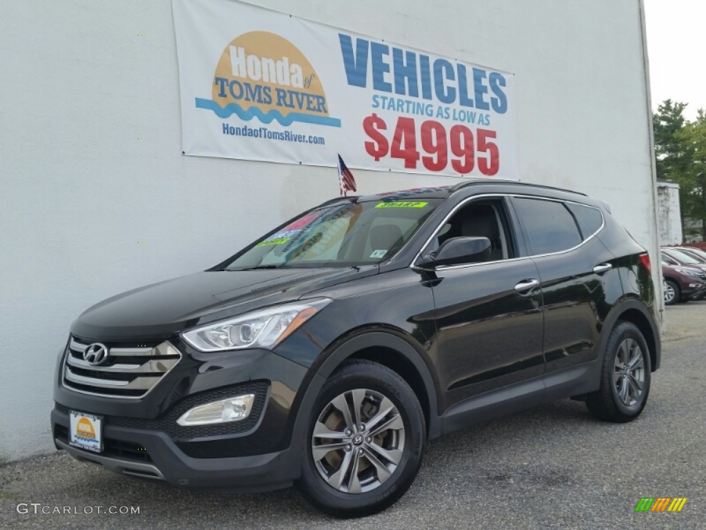 Twilight Black Hyundai Santa Fe