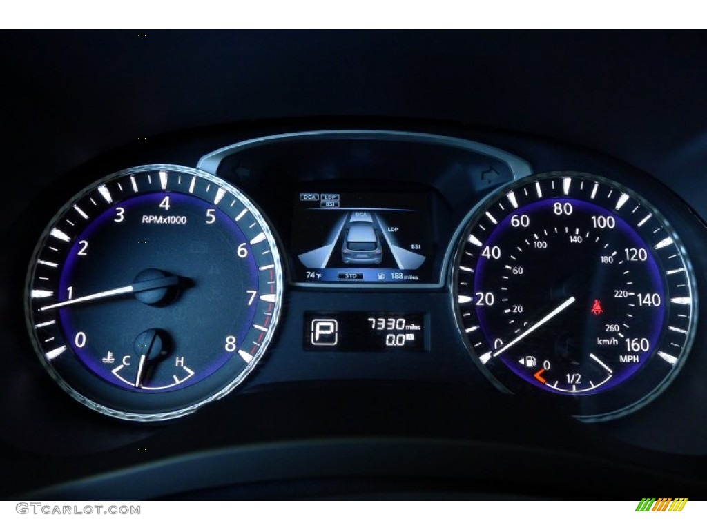 2015 Infiniti QX60 3.5 AWD Gauges Photo #105316658
