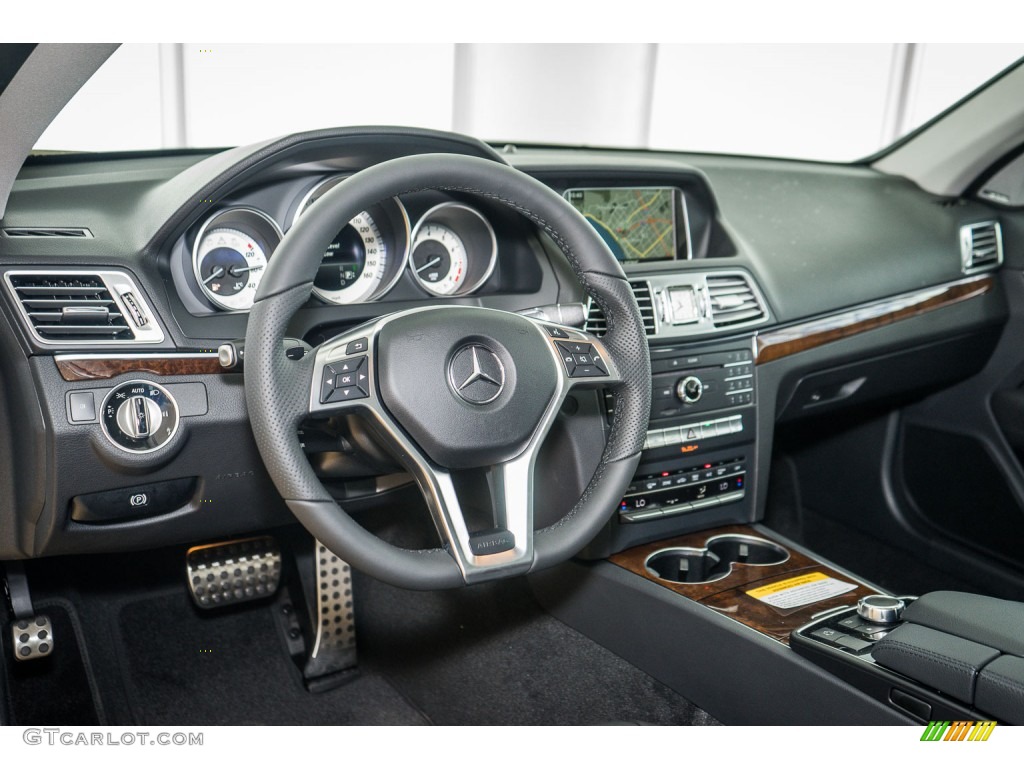 Black Interior 2016 Mercedes-Benz E 400 Coupe Photo #105317915