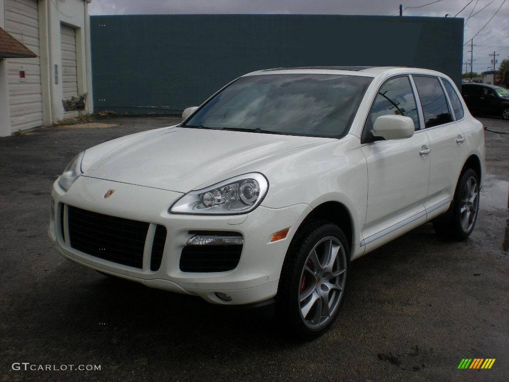 2008 Cayenne Turbo - Sand White / Black/Sand Beige photo #9