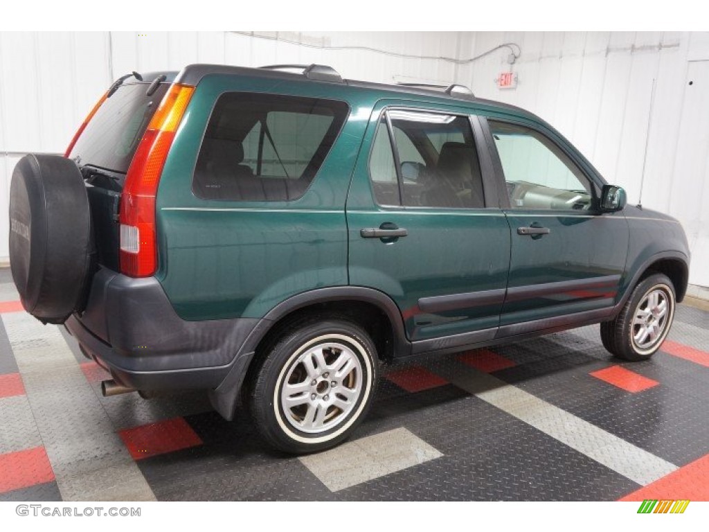 2003 CR-V EX 4WD - Clover Green Pearl / Saddle photo #7