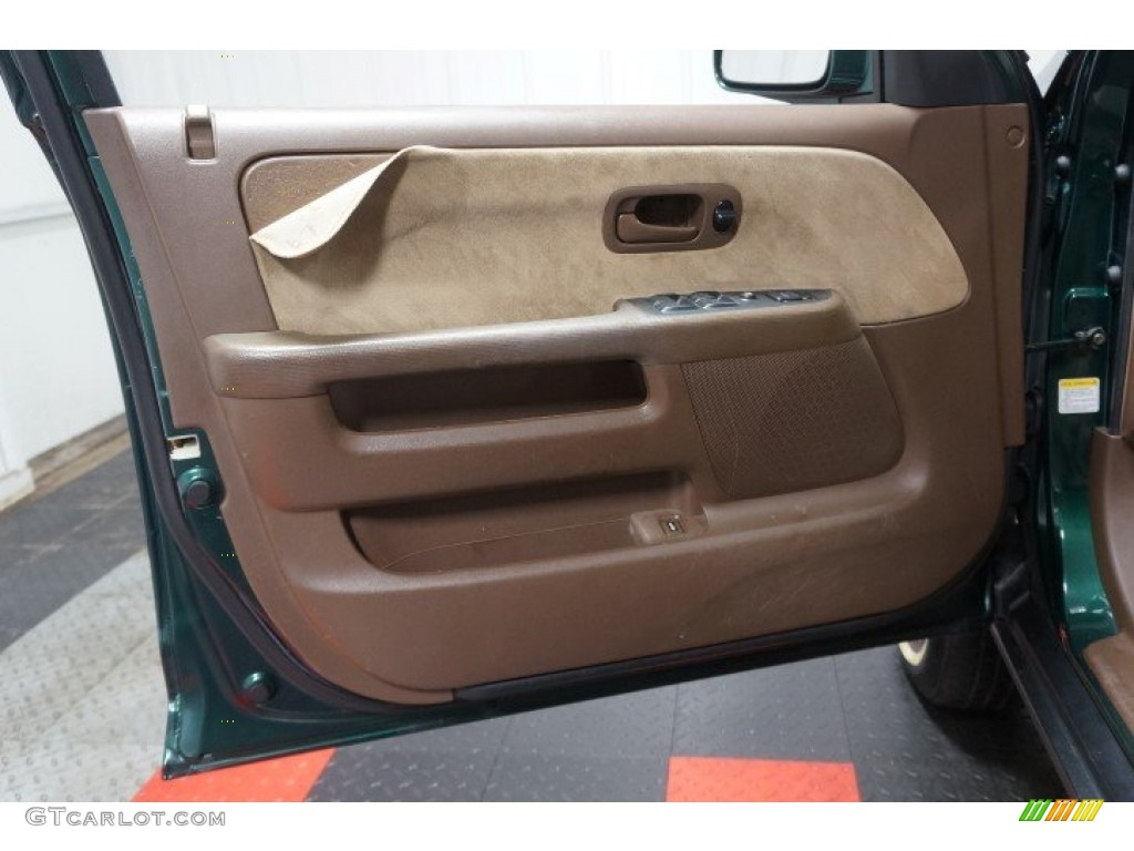 2003 CR-V EX 4WD - Clover Green Pearl / Saddle photo #12