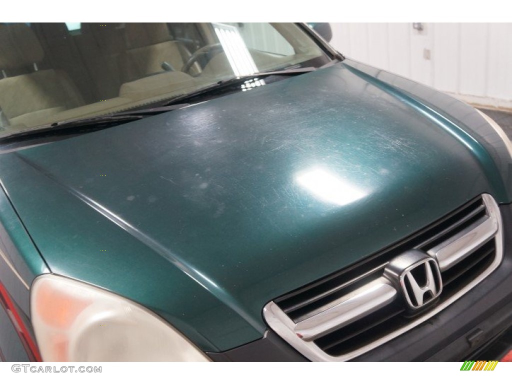 2003 CR-V EX 4WD - Clover Green Pearl / Saddle photo #36