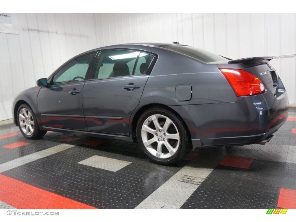 2008 Maxima 3.5 SE - Dark Slate Metallic / Charcoal Black photo #11