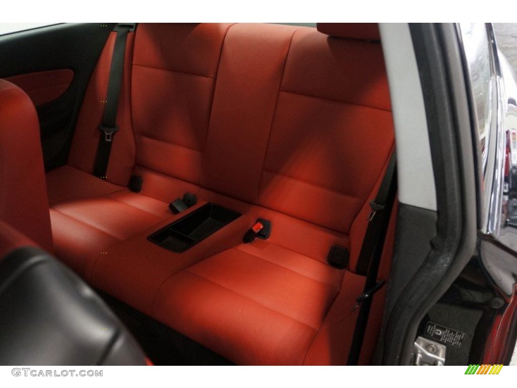 2011 1 Series 135i Coupe - Jet Black / Coral Red photo #14