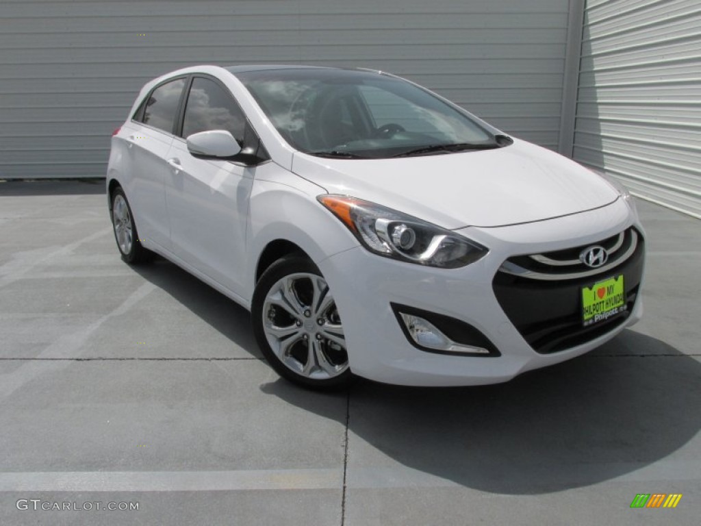 2015 Elantra GT  - Monaco White / Black photo #1