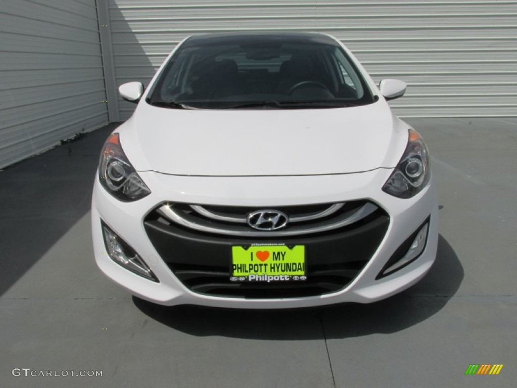 2015 Elantra GT  - Monaco White / Black photo #8