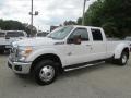 2012 Oxford White Ford F350 Super Duty Lariat Crew Cab 4x4 Dually  photo #3