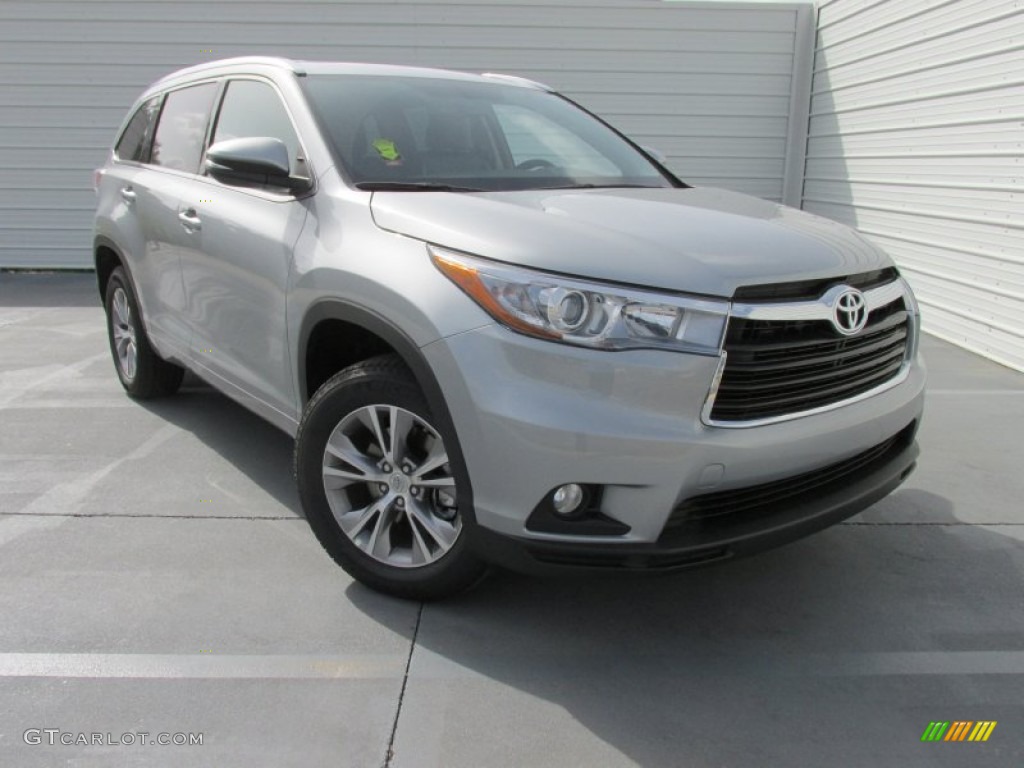 2015 Highlander XLE - Silver Sky Metallic / Black photo #1