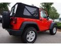 2015 Firecracker Red Jeep Wrangler Sport 4x4  photo #3